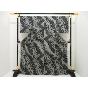 小紋　総絞り　スマート仕立