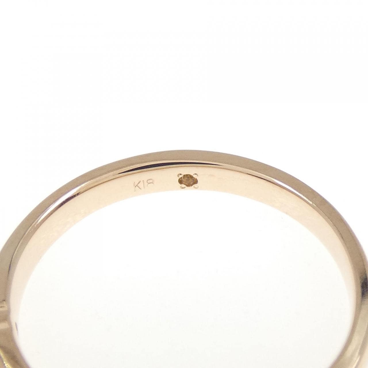 K18PG ダイヤモンド リング