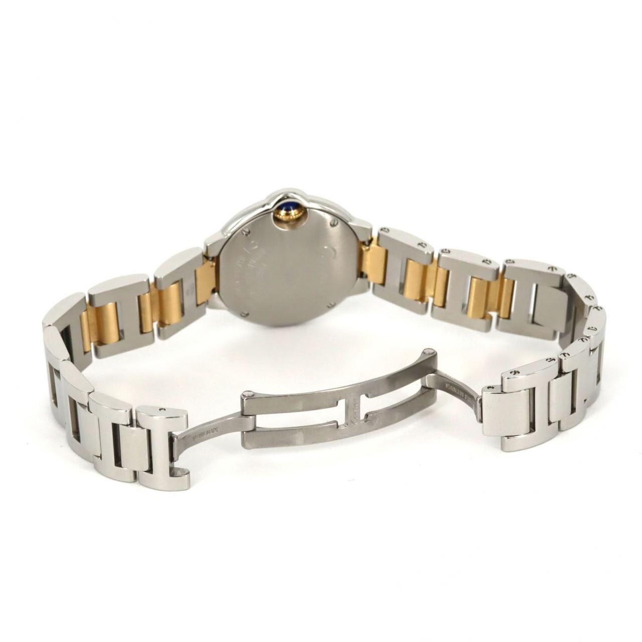 カルティエ バロンブルーSM コンビ W69007Z3/W2BB0010 SSxYG クォーツ