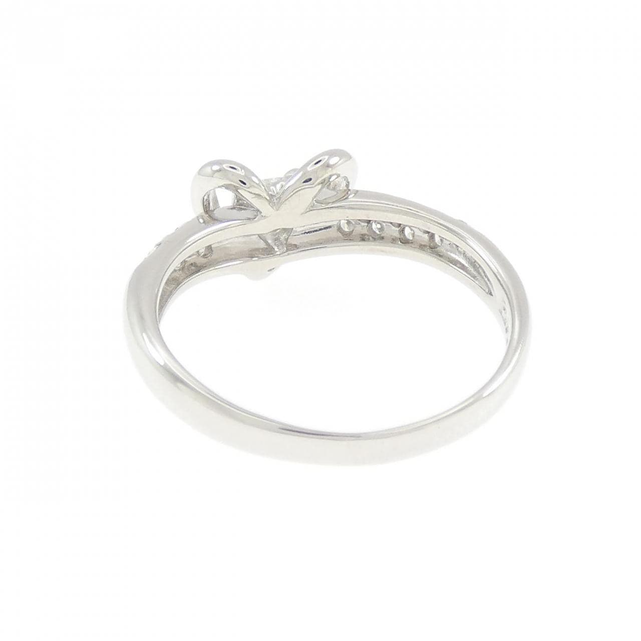 PT900 ハート ダイヤモンド リング 0.165CT