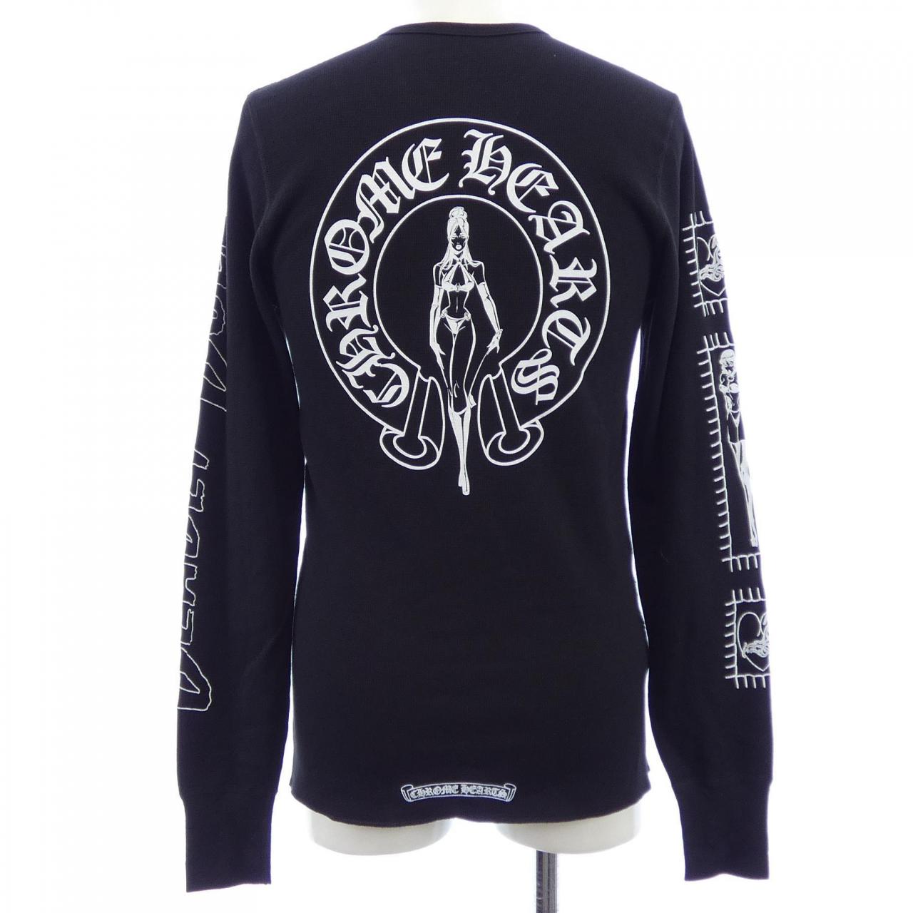 クロムハーツ CHROME HEARTS DEADLY DOLL HORSESHOE THERMEL 408216457******01L Tシャツ