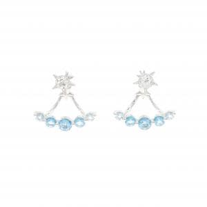 スタージュエリー ホワイトトパーズ ピアス