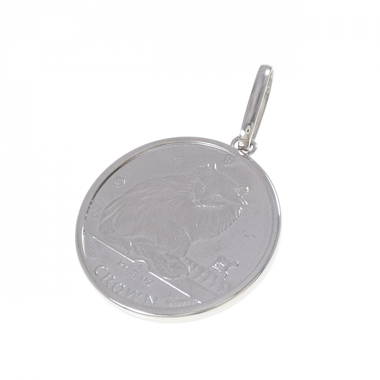 PT(枠) コイン ペンダント