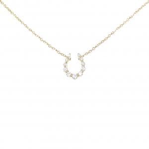 ヴァンドーム ホースシュー ダイヤモンド ネックレス 0.11CT