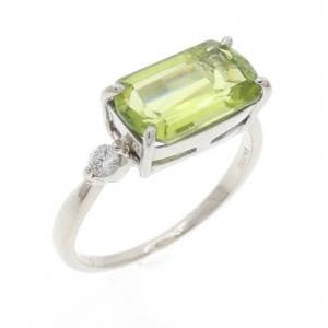 PT900 ペリドット リング 2.24CT