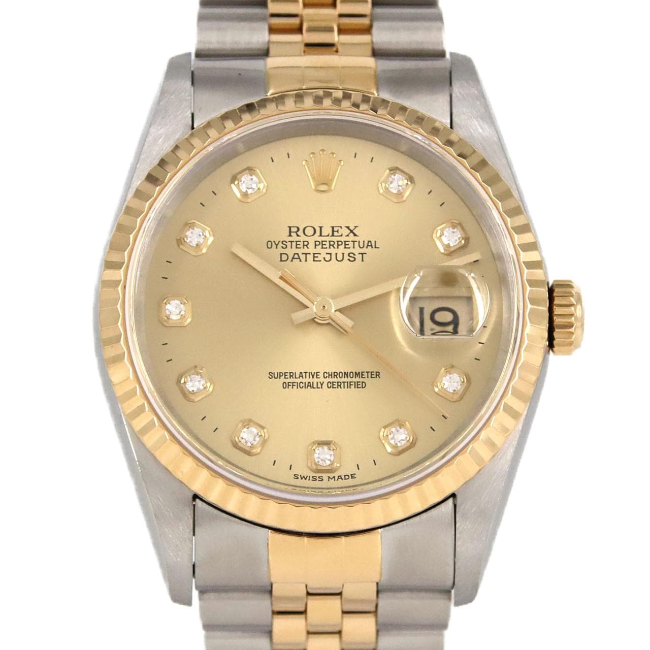 ロレックス デイトジャスト 16233G SSxYG 自動巻 U番