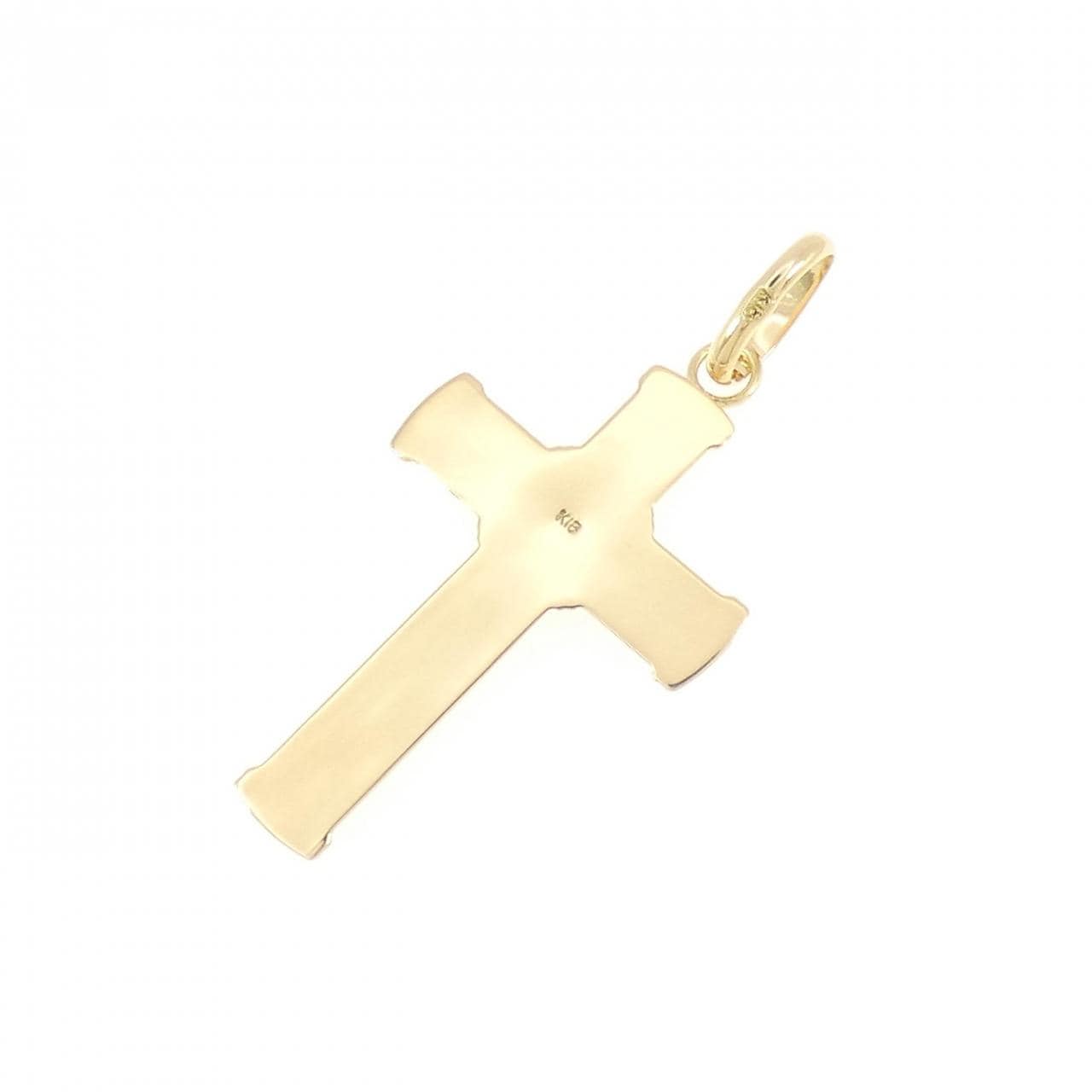 【新品】K18YG クロス ペンダント
