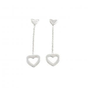 ティファニー ハートリンクドロップ ピアス