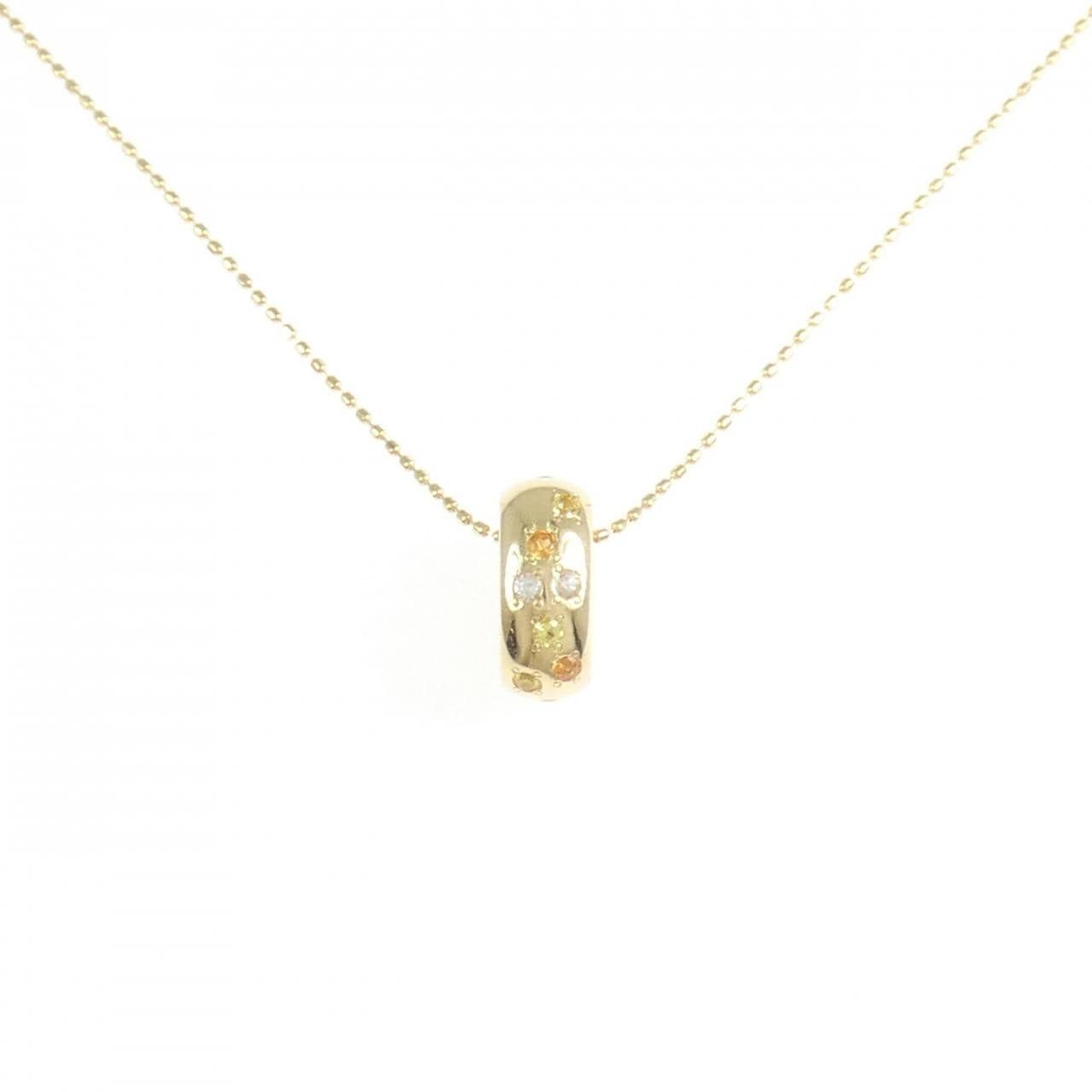K18YG サファイヤ ネックレス 0.55CT