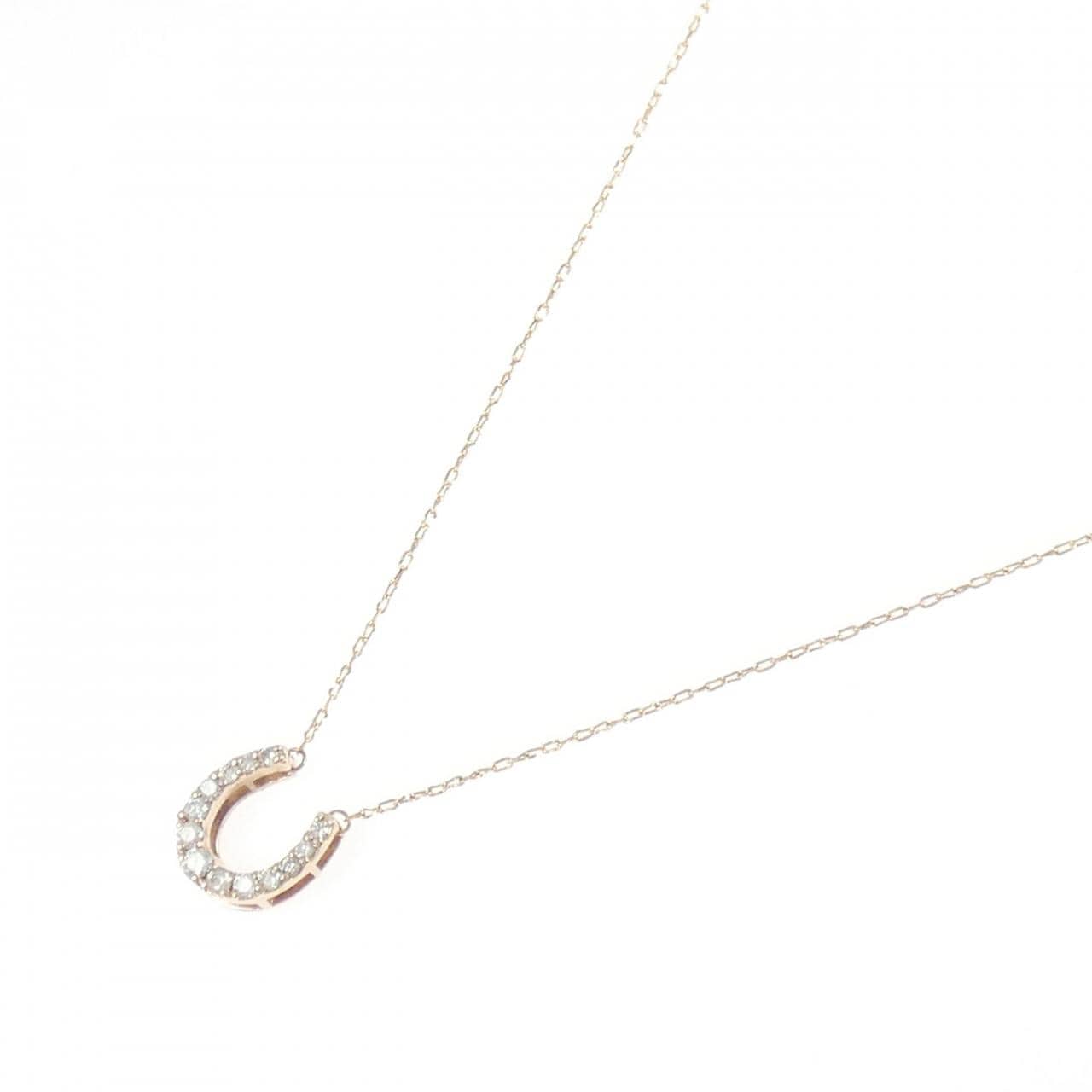 K10PG ダイヤモンド ネックレス 0.20CT