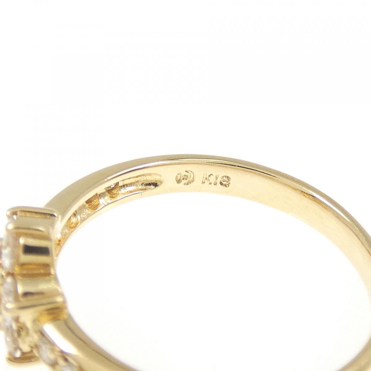 タサキ フラワー ダイヤモンド リング 0.34CT