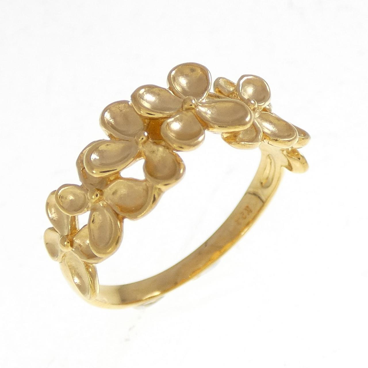 K24YG フラワー リング