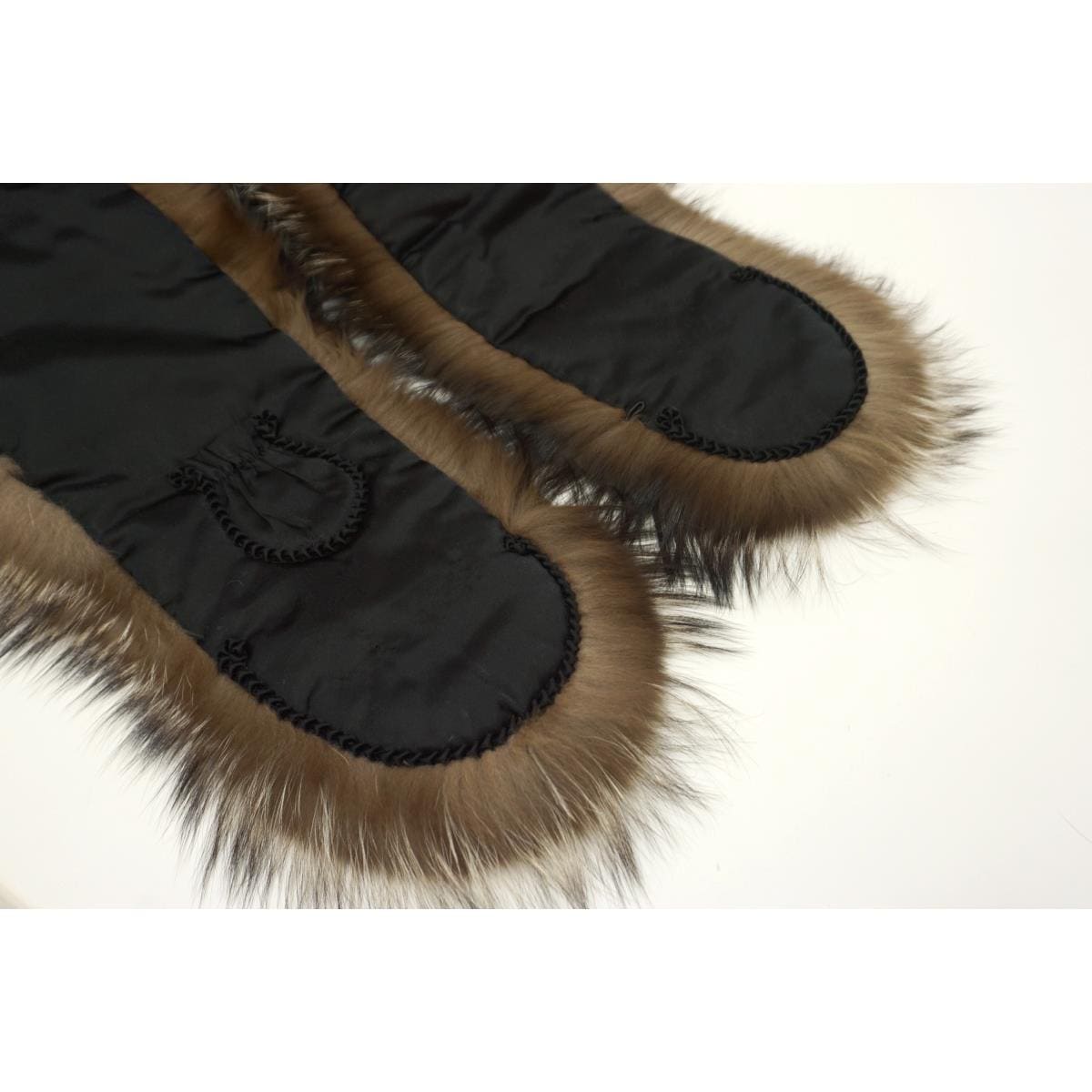 毛皮披肩銀色FOX