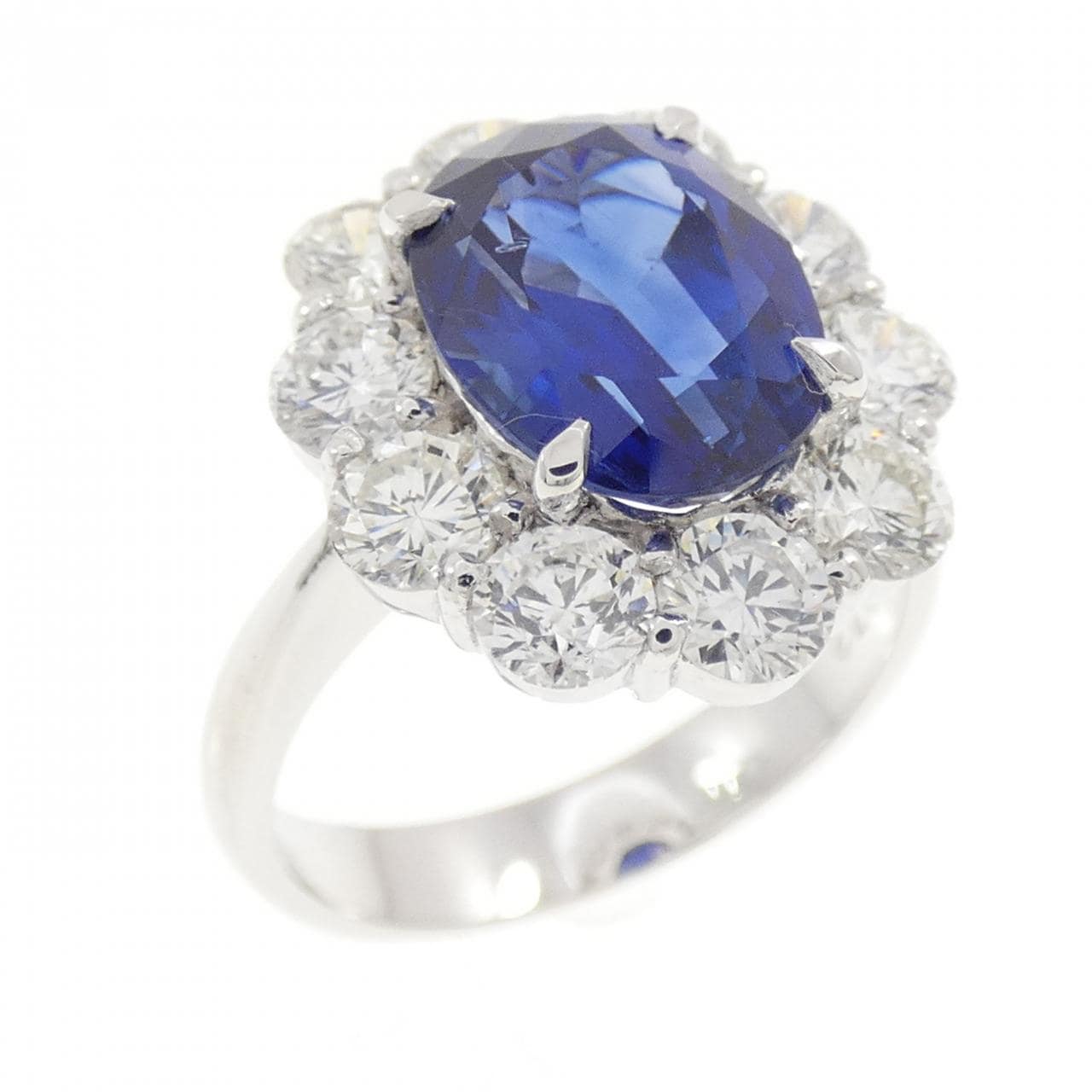 PT900 サファイヤ リング 3.42CT スリランカ産