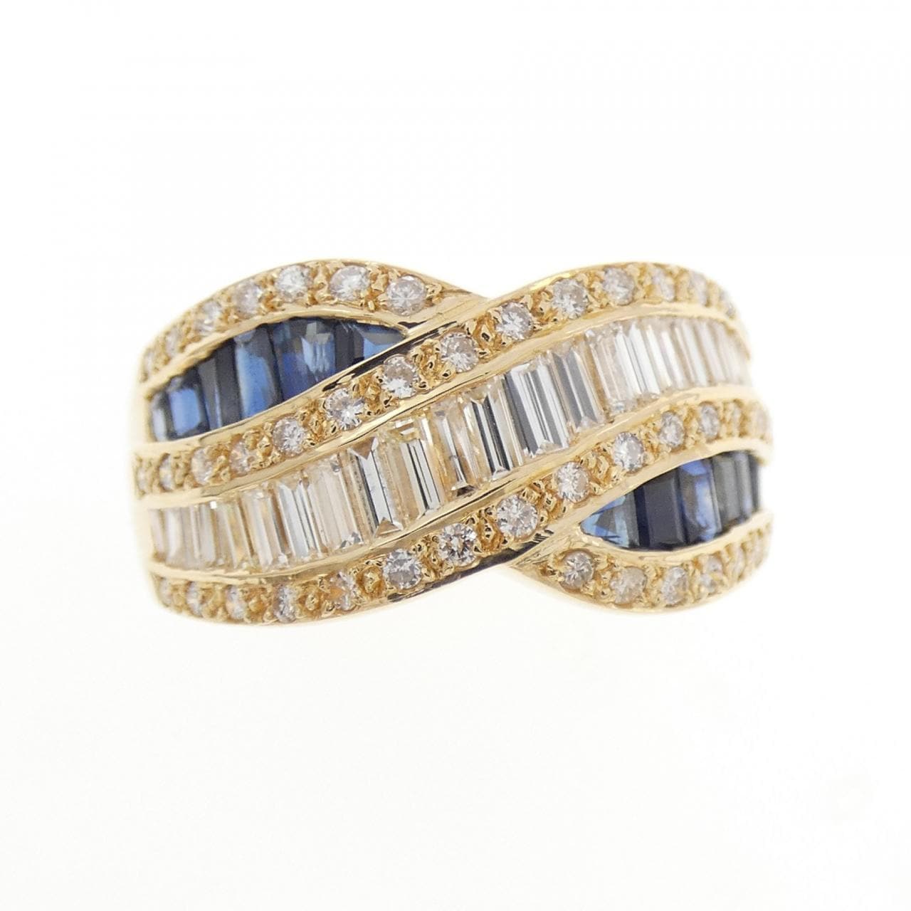 750YG蓝宝石戒指0.76CT