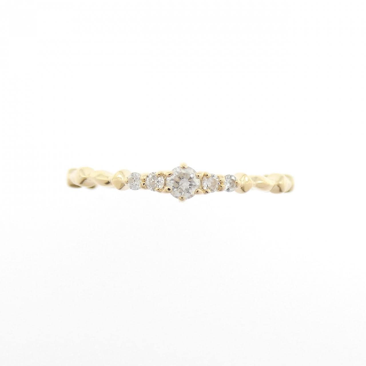 アガット ダイヤモンド リング 0.08CT