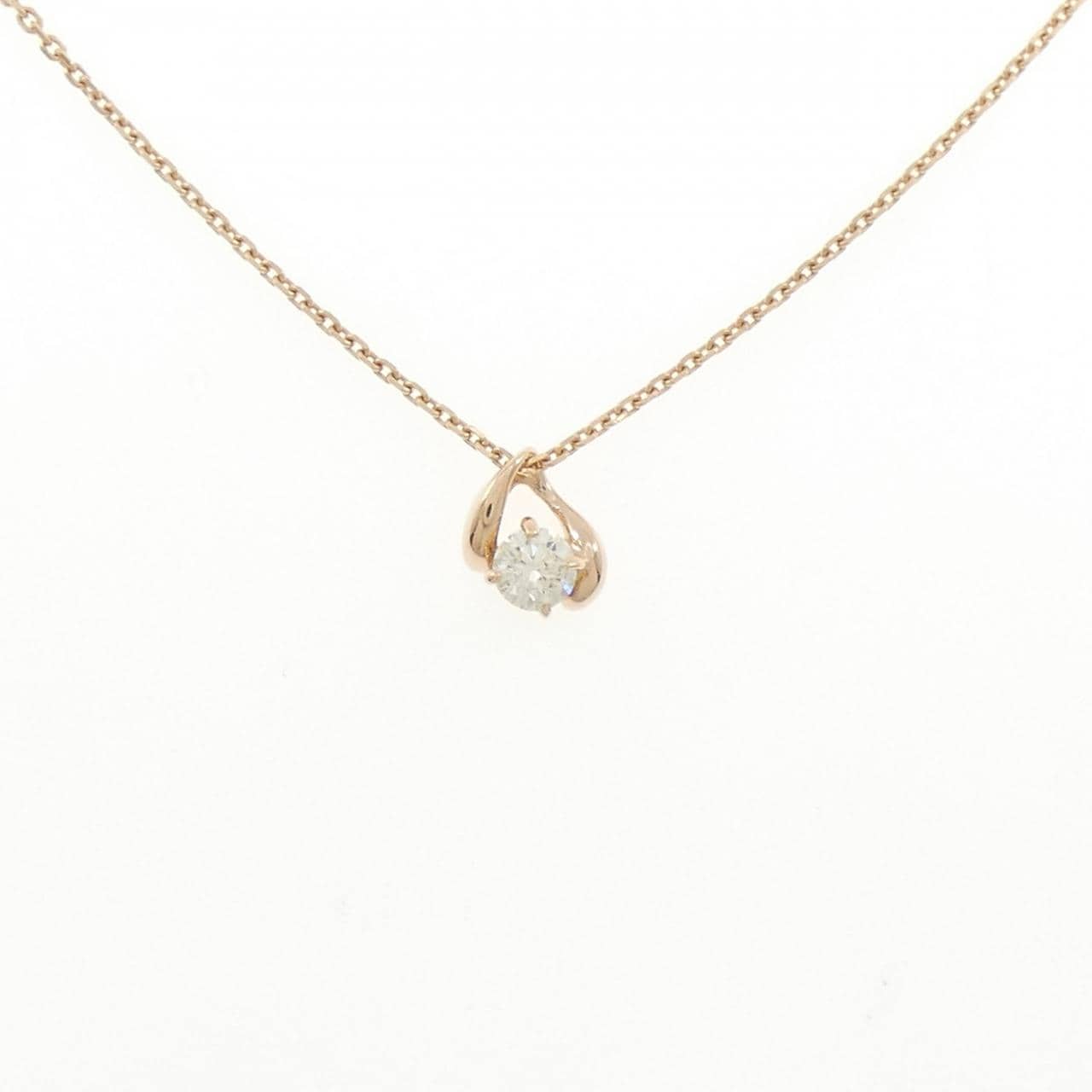 K18PG ダイヤモンド ネックレス 0.26CT
