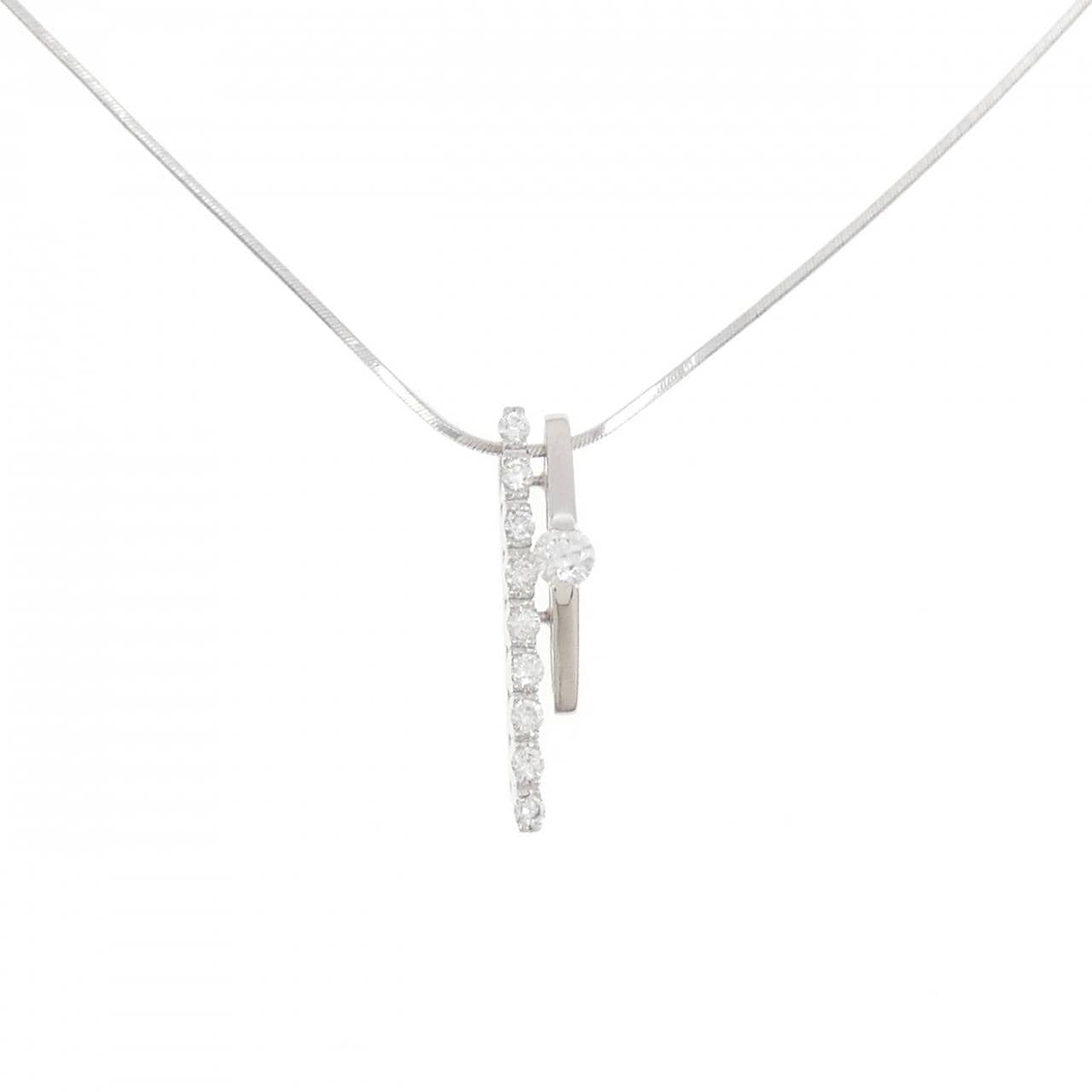PT900/PT850 ダイヤモンド ネックレス 0.15CT