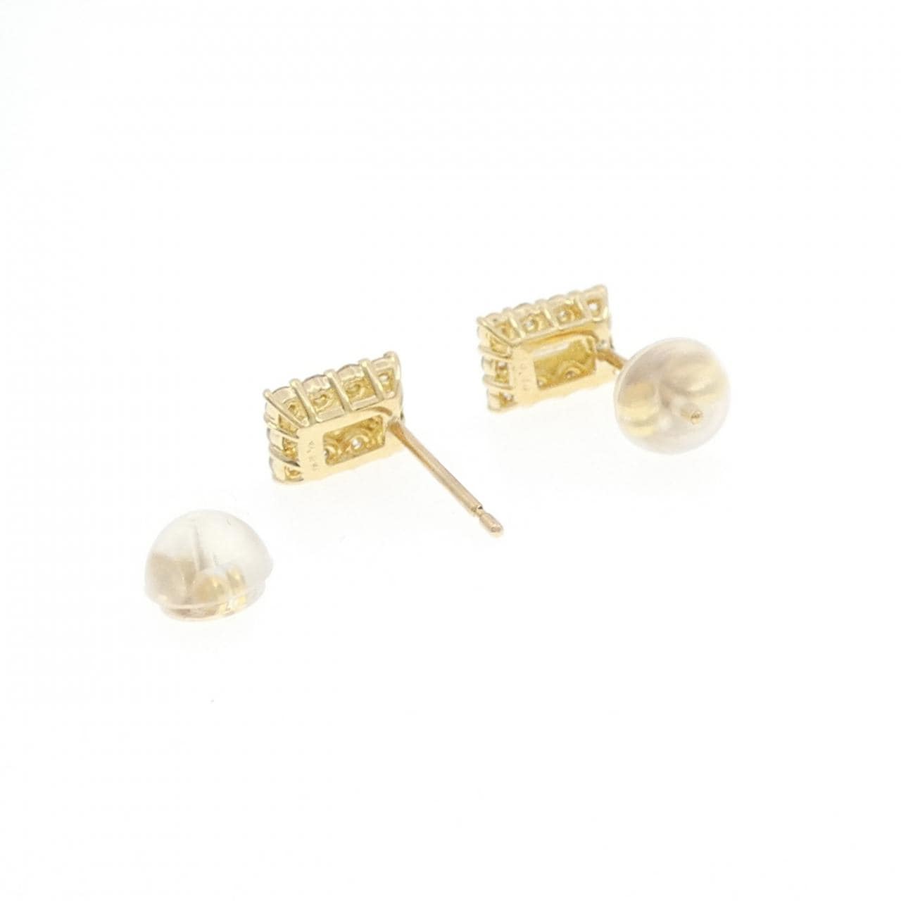 K18YG钻石耳环0.40CT