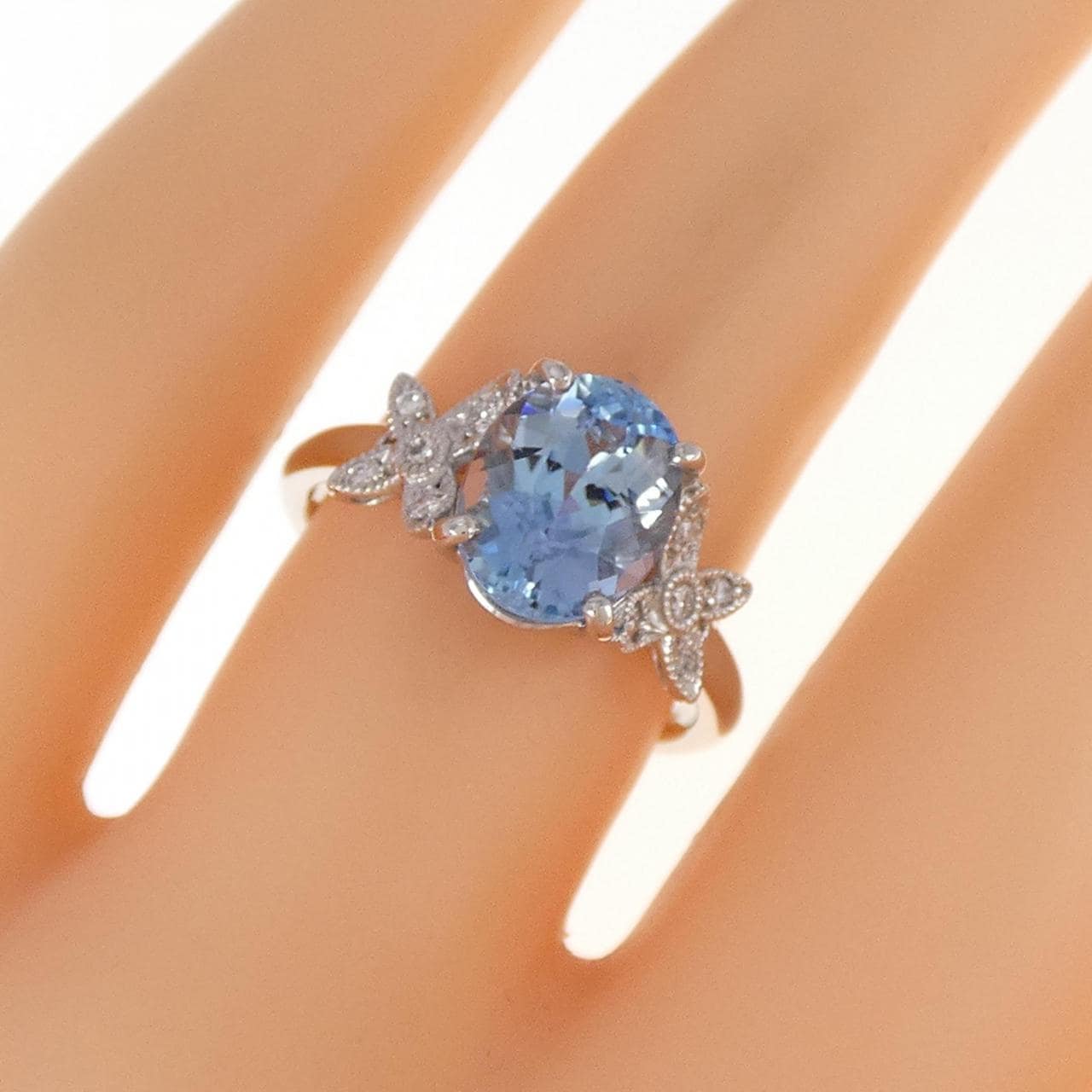 PT アクアマリン リング 1.80CT