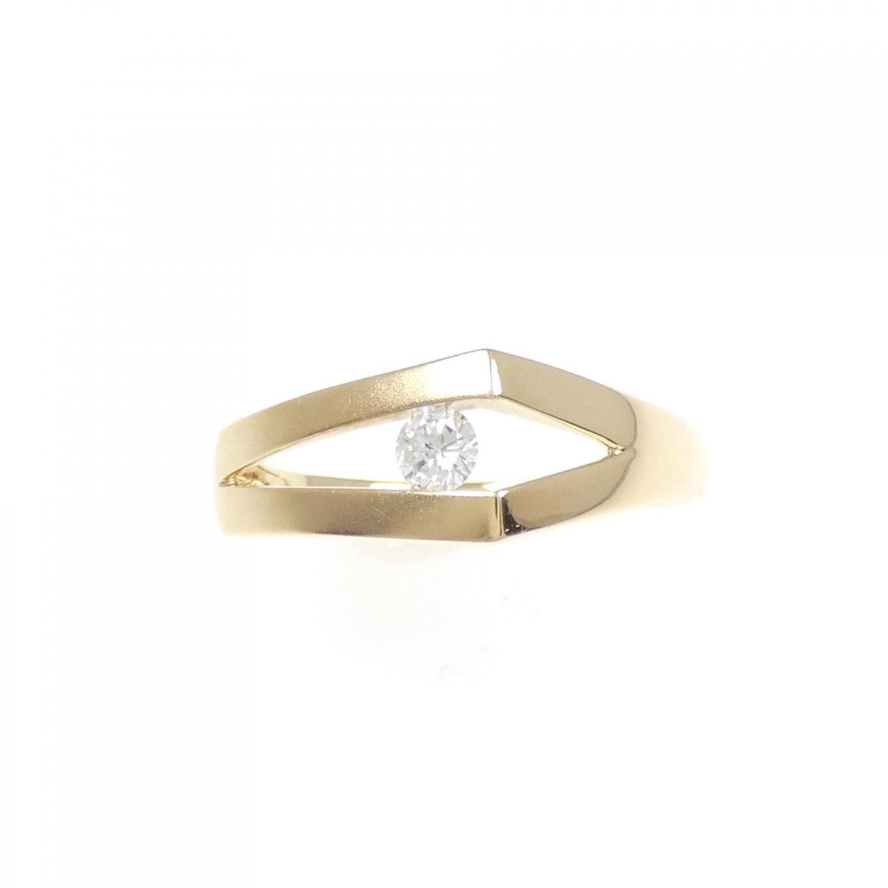 K18YG ダイヤモンド リング 0.10CT