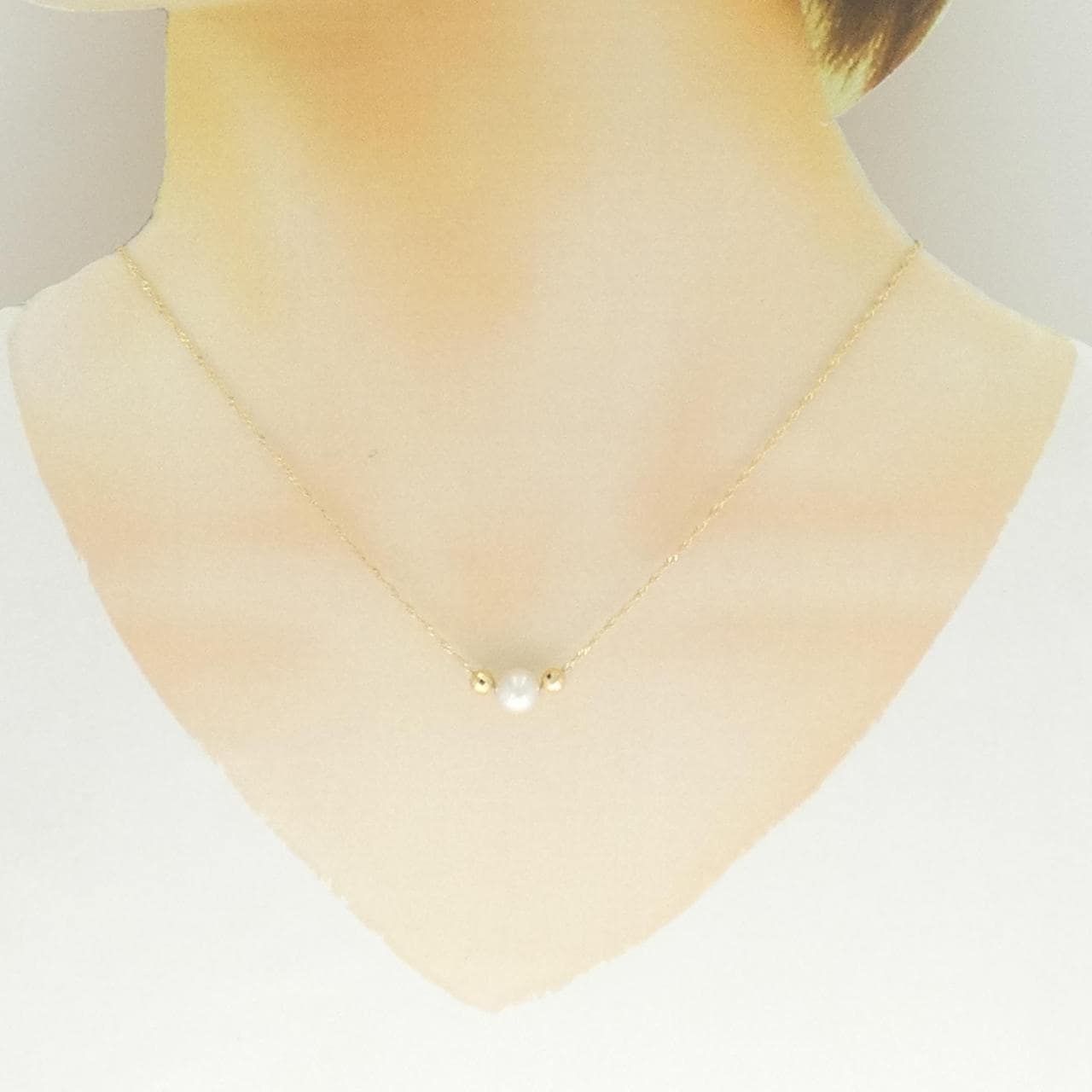 K18YG アコヤパール ネックレス 7.1mm