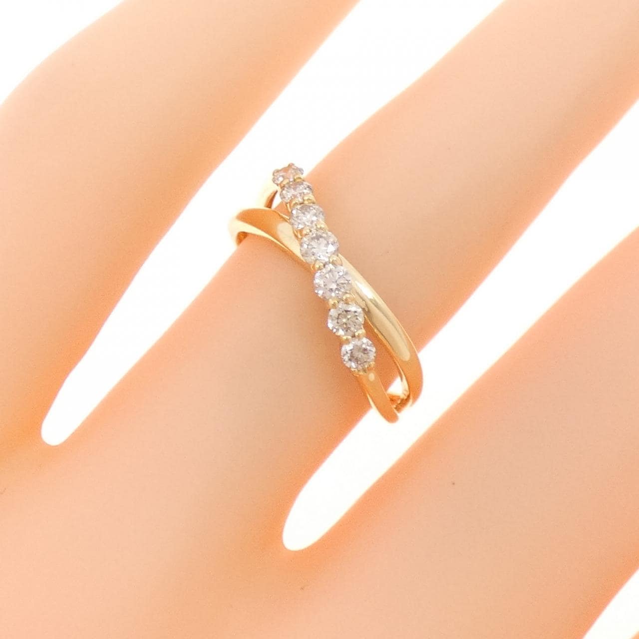 K18YG ダイヤモンド リング 0.30CT