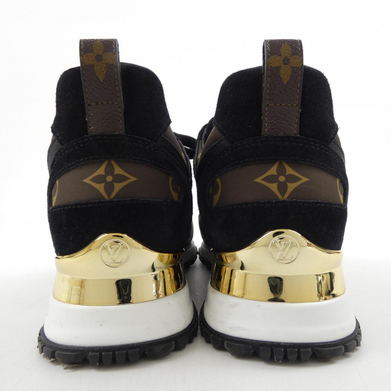 ルイヴィトン LOUIS VUITTON スエードカーフ モノグラムナイロン ランアウェイライン スニーカー