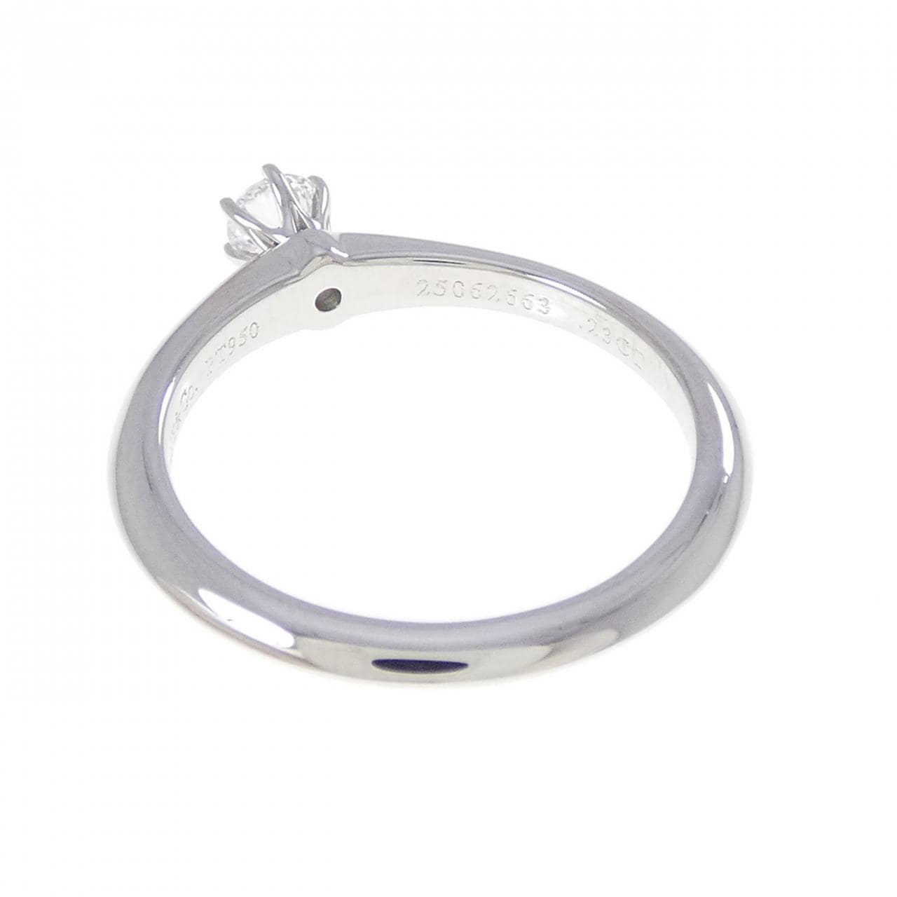 ティファニー クラシックソリティア リング 0.23CT F VVS1 3EXT