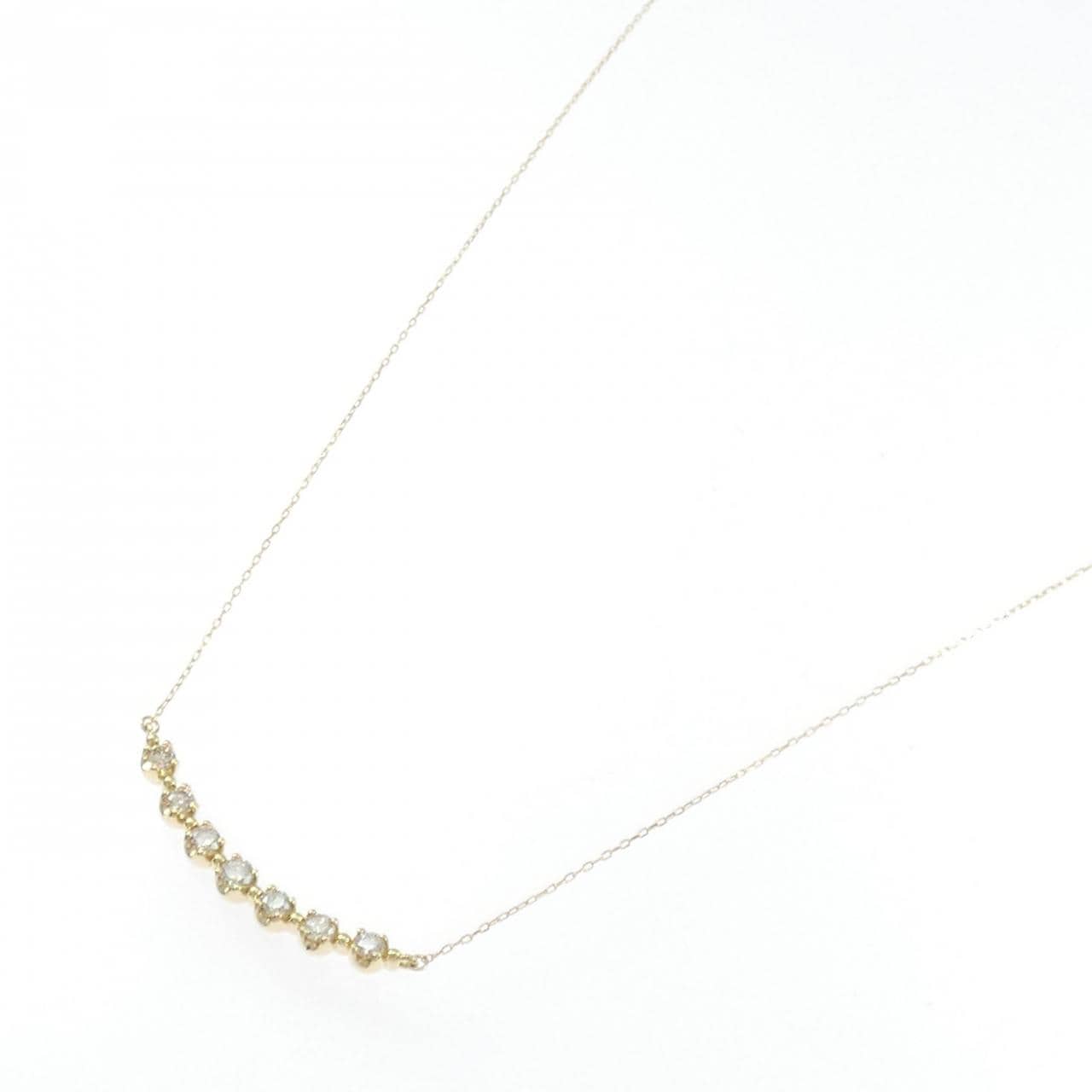 K18YG ダイヤモンド ネックレス 0.30CT