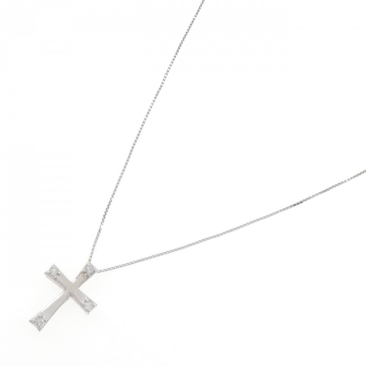 PT900/PT850 クロス ダイヤモンド ネックレス