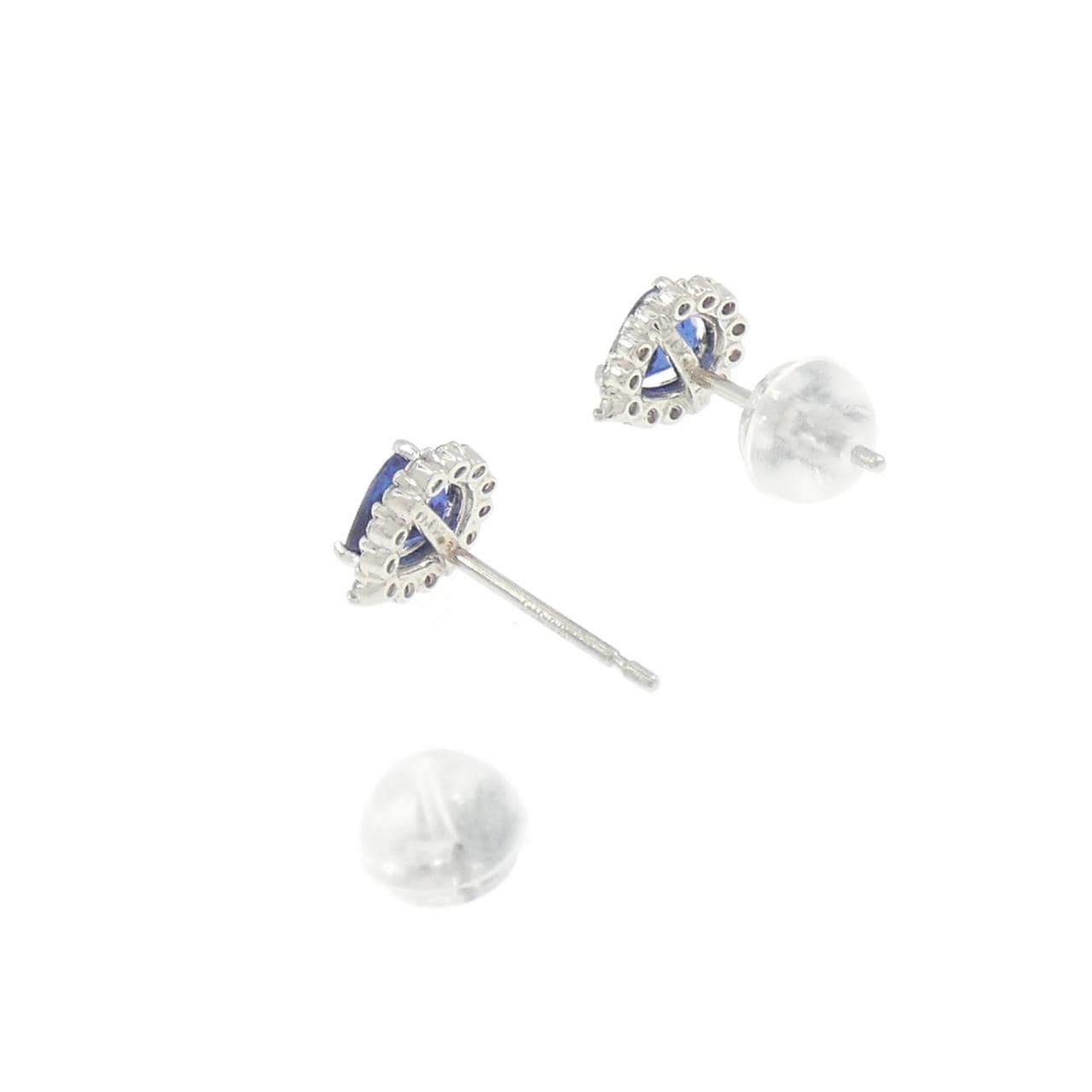 PT900 サファイヤ ピアス 0.64CT