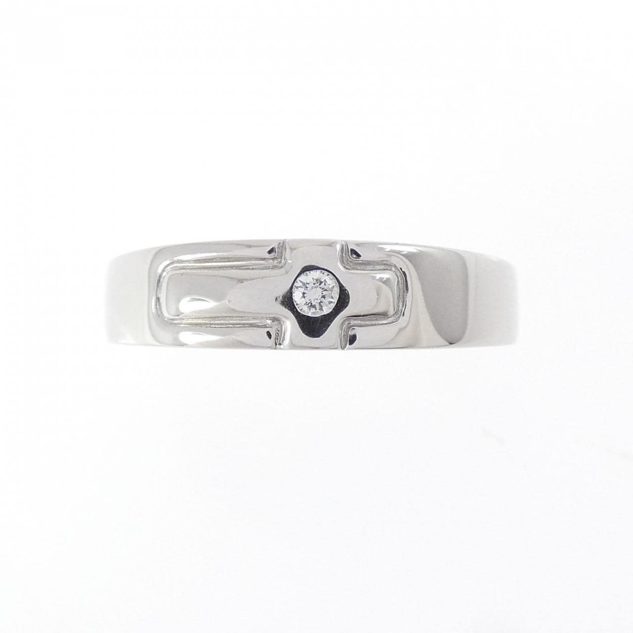 PT900 クロス ダイヤモンド リング 0.02CT