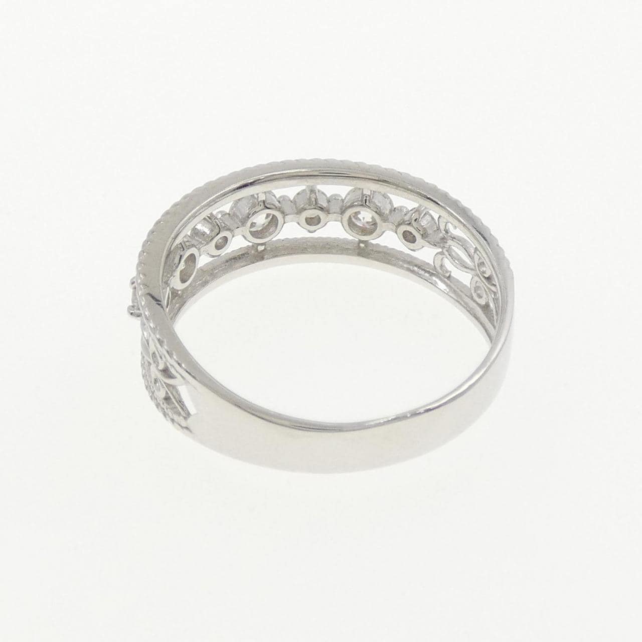 K18WG ダイヤモンド リング 0.46CT