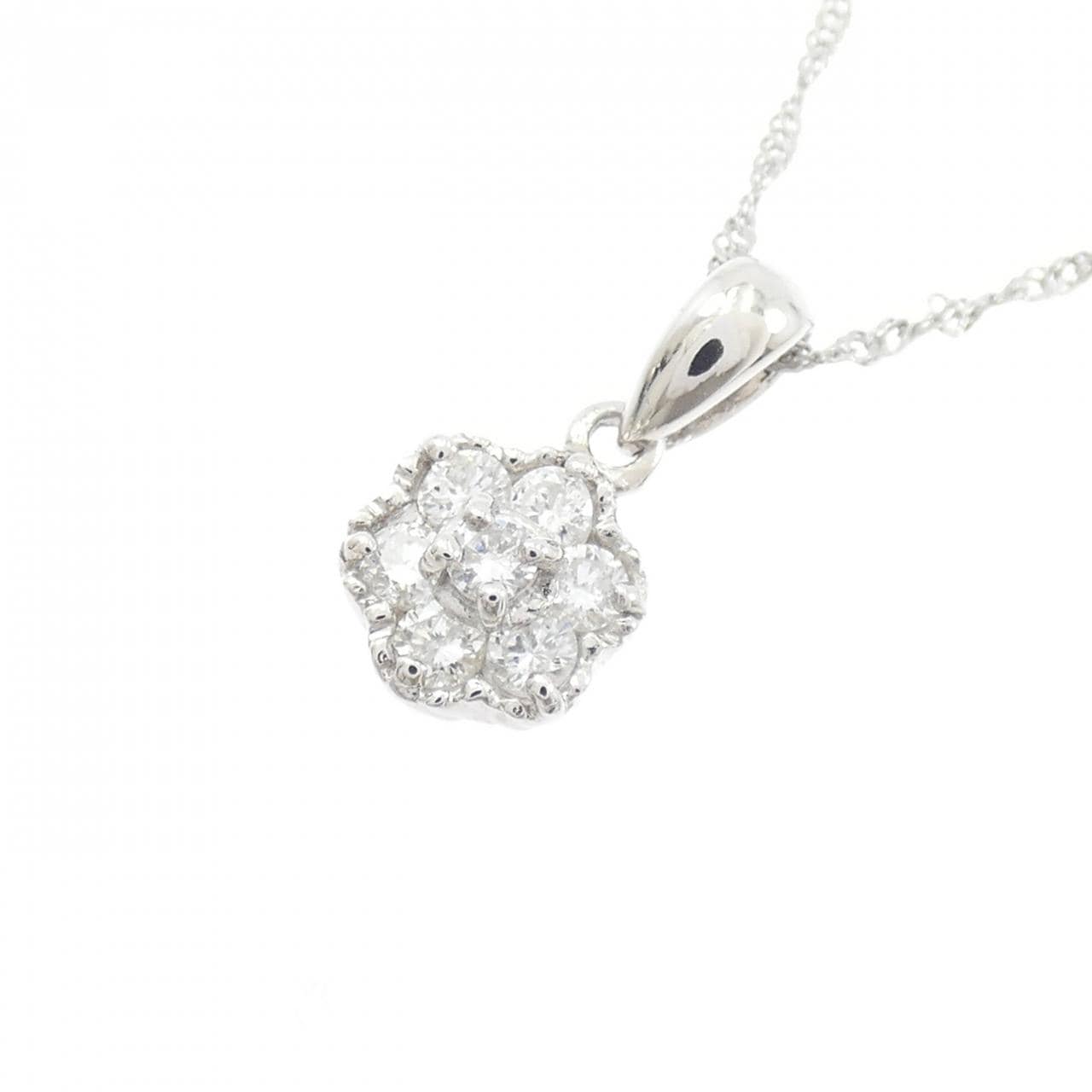 PT900/PT850 ダイヤモンド ネックレス 0.23CT