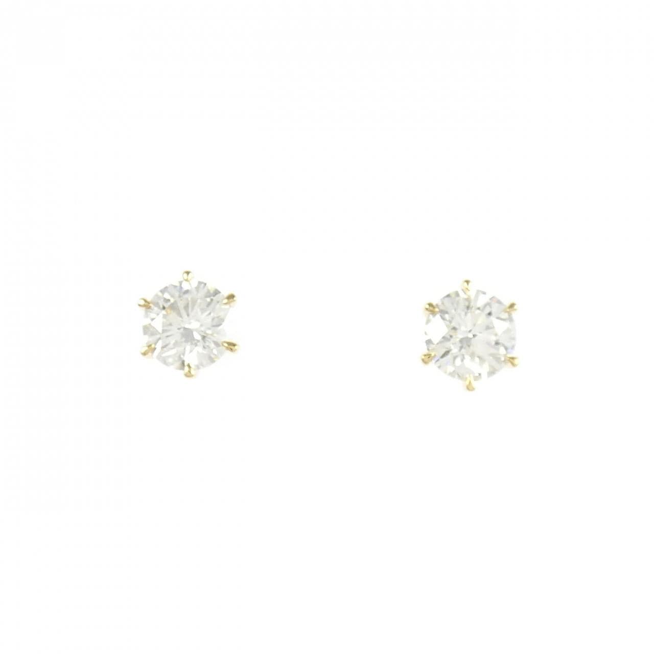 【リメイク】K18YG/ST ダイヤモンド ピアス 0.504CT 0.504CT D VS2 EXT