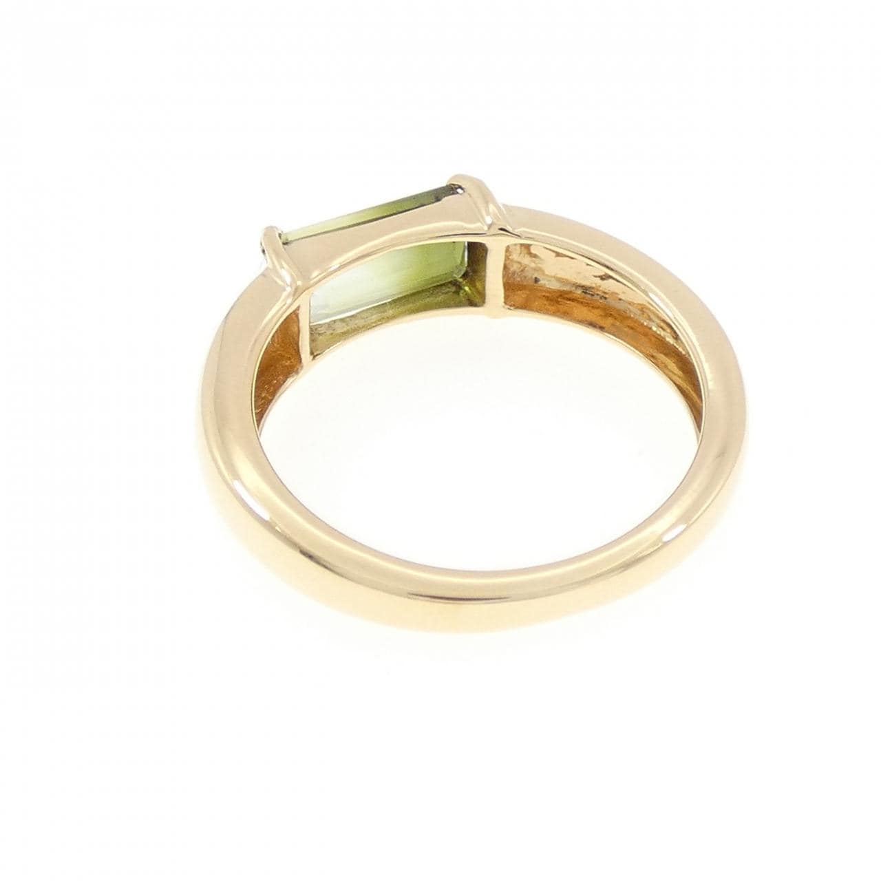 【新品】K18YG トルマリン リング 0.73CT
