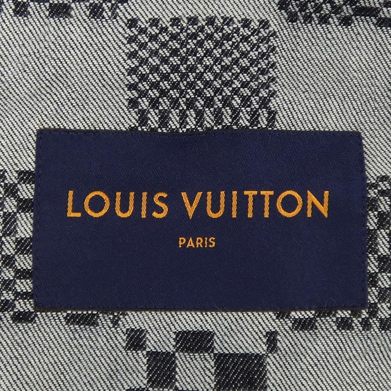 ルイヴィトン LOUIS VUITTON ディストーテッドダミエデニムジャケット HLA50WEW2 デニムジャケット