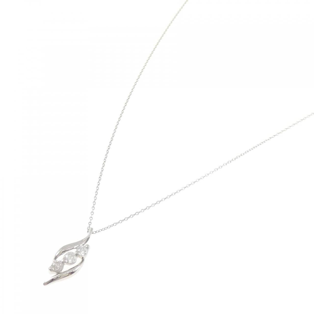 PT900/PT850 ダイヤモンド ネックレス 0.30CT