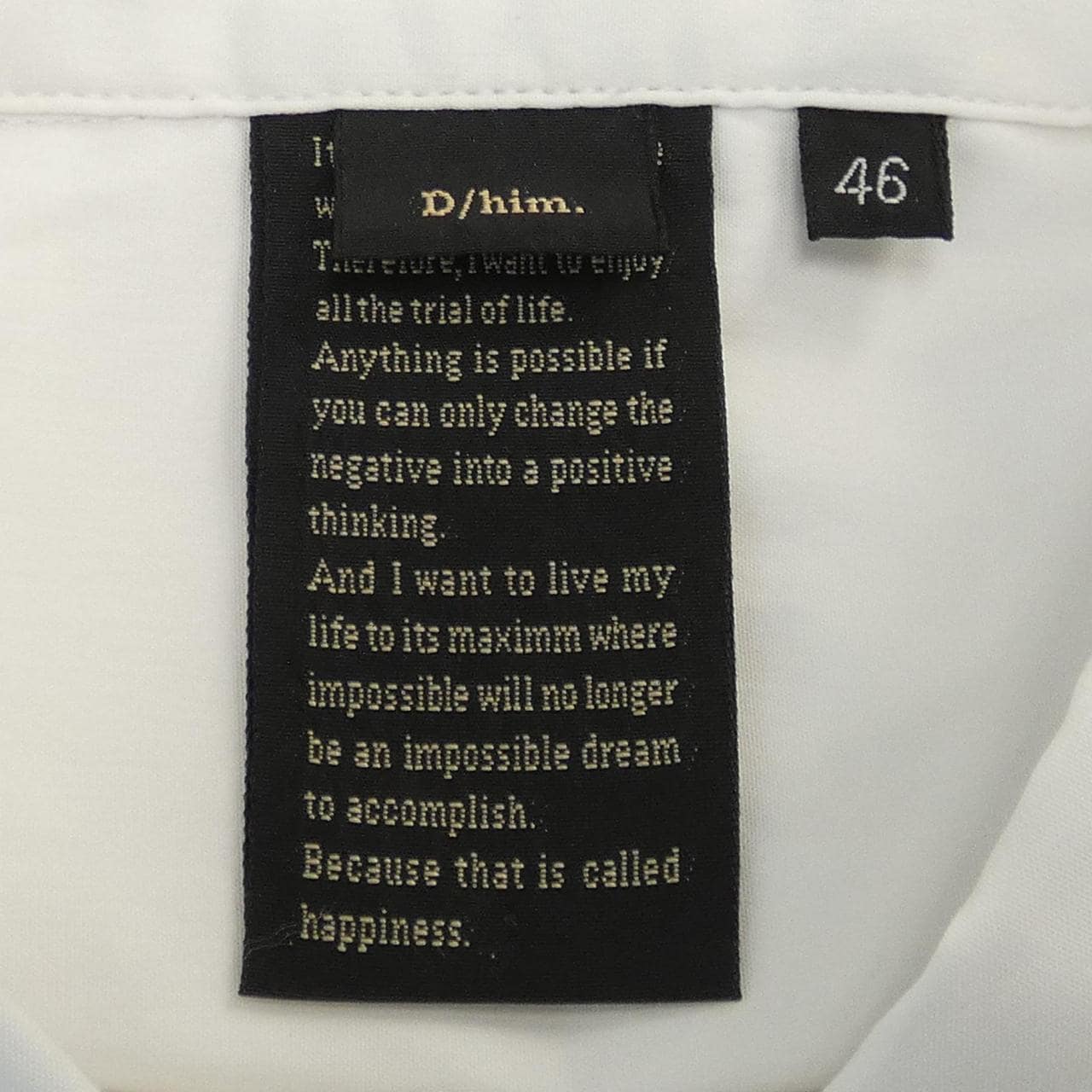 ダブルスタンダードヒム D/him シャツ