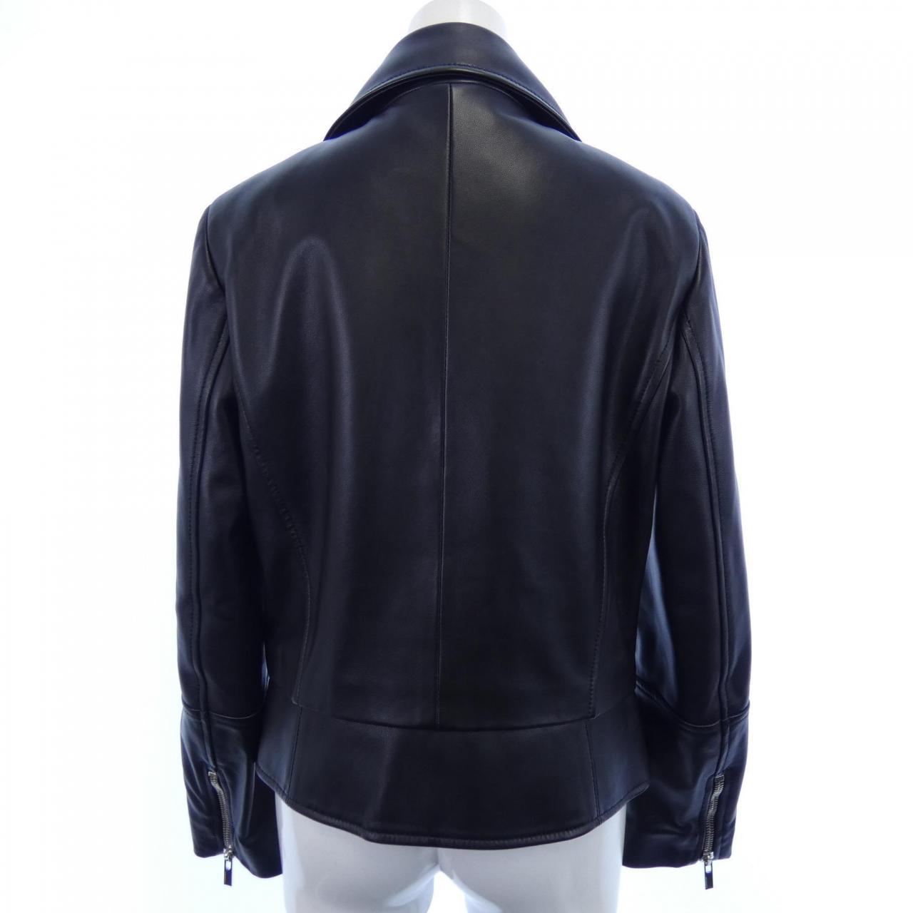 BALENCIAGA BALENCIAGA 374490 TMH16 皮革骑手夹克