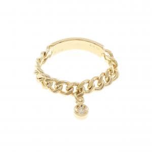 K18YG ダイヤモンド リング 0.03CT