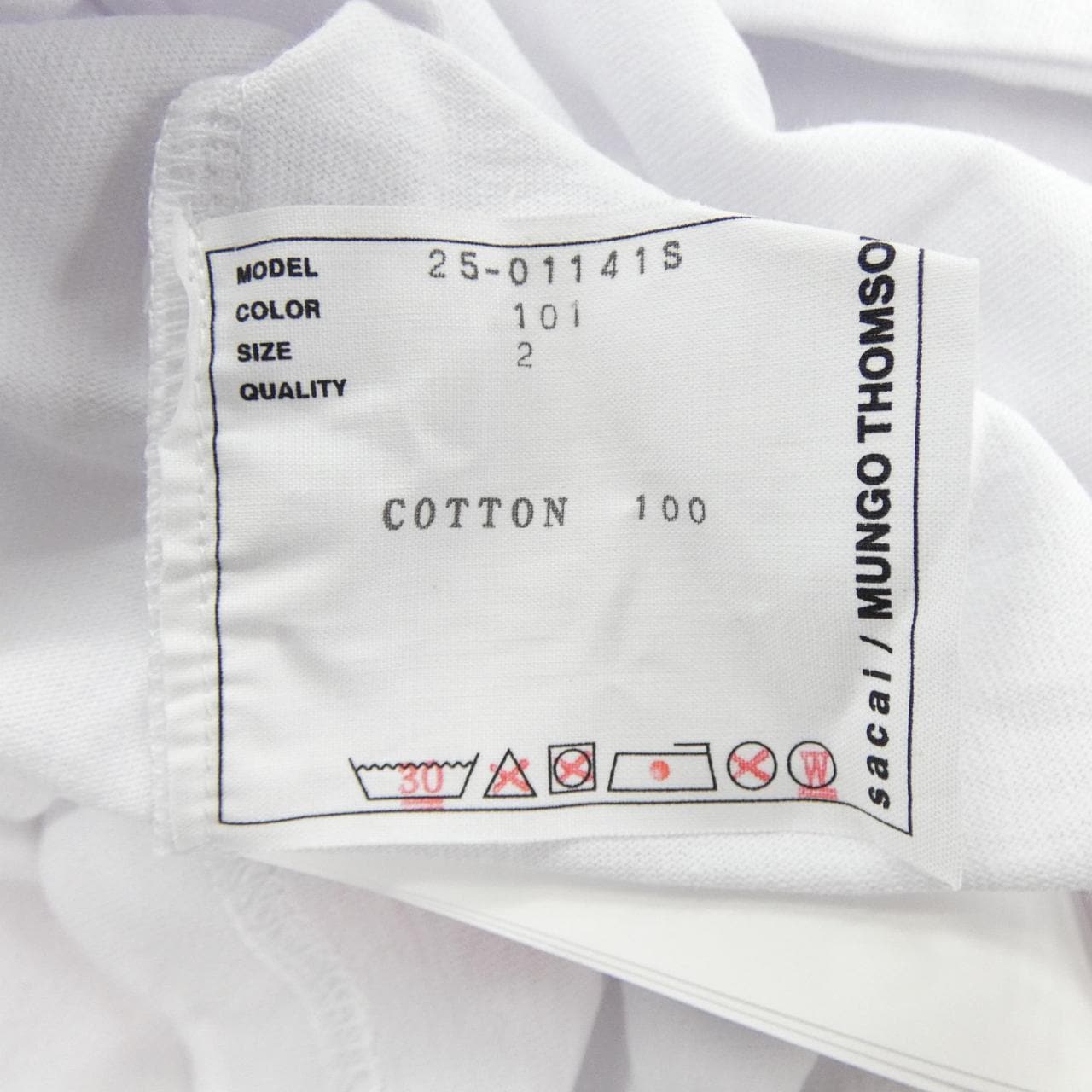 サカイ SACAI 25-01141S UNISEX Tシャツ