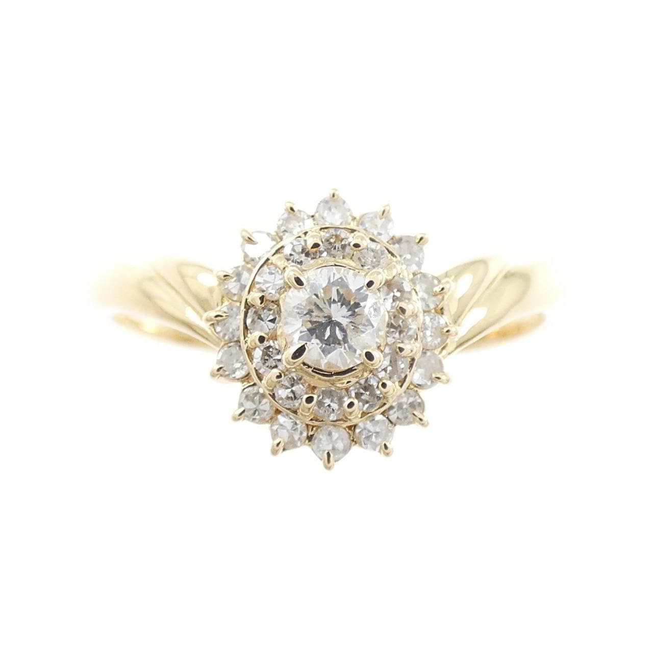 K18YG ダイヤモンド リング 0.31CT