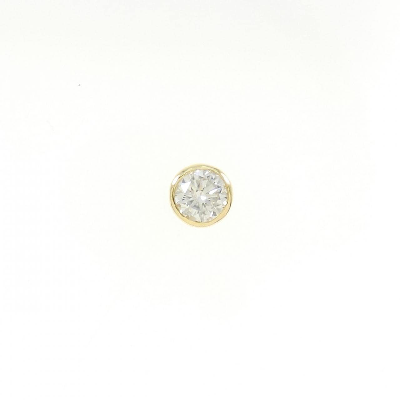 【リメイク】K18YG/ST ダイヤモンド ピアス 0.338CT H I1 Fair 片耳