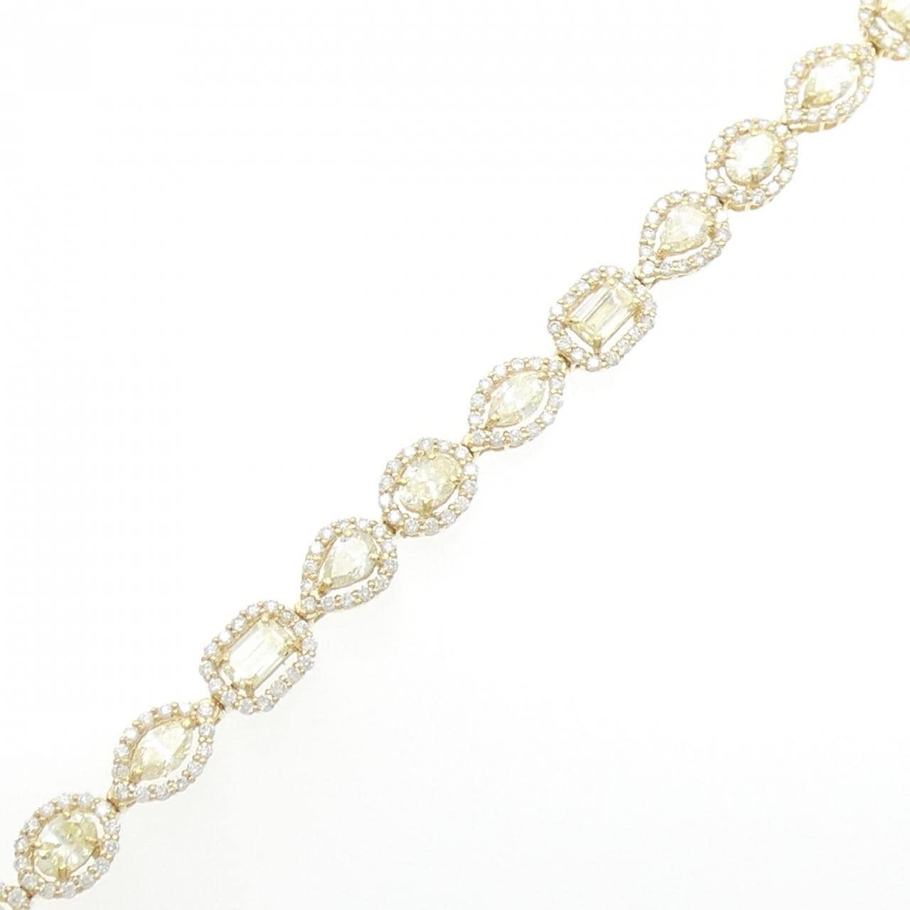 [新品] K18YG鑽石手鍊 5.50CT