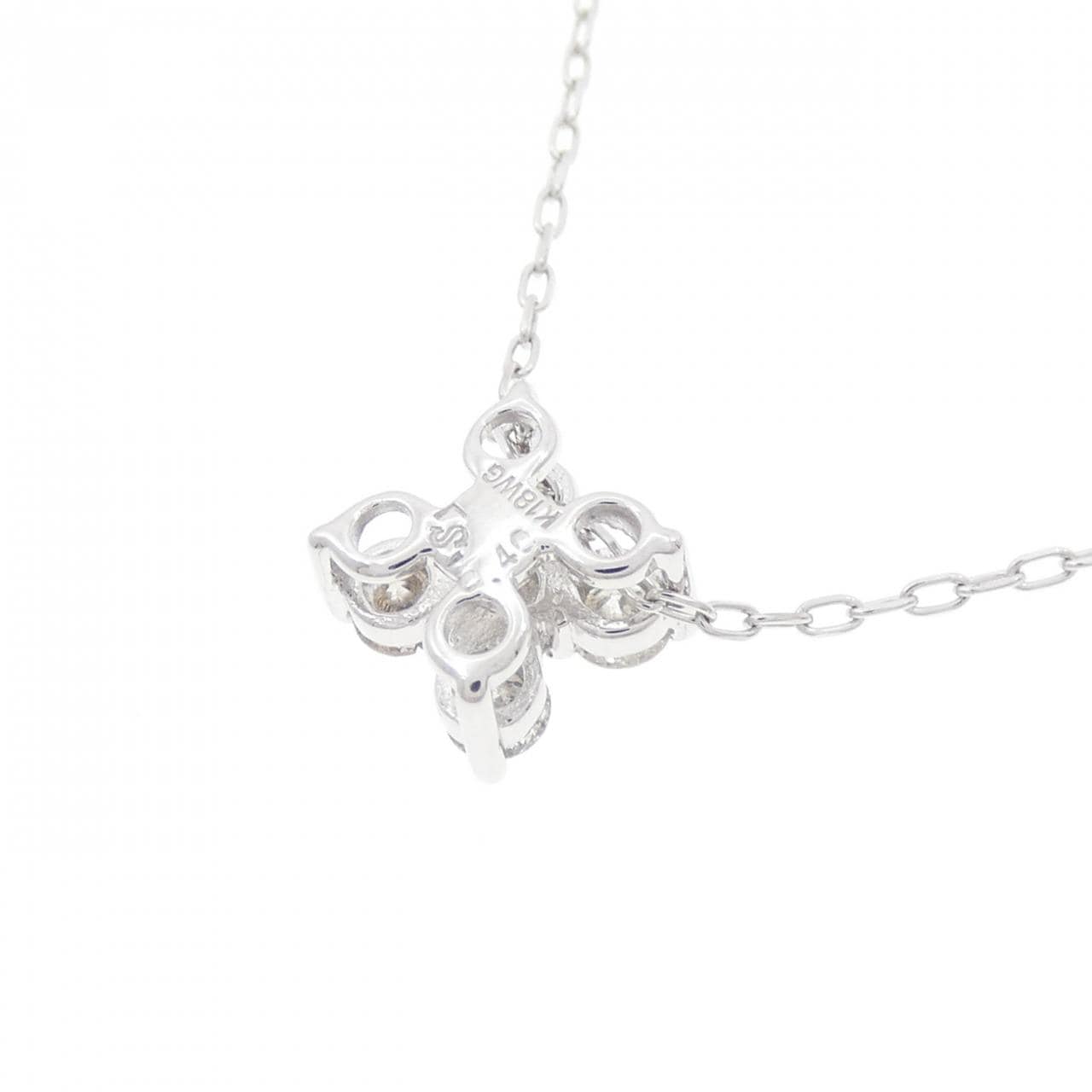 K18WG ダイヤモンド ネックレス 0.40CT