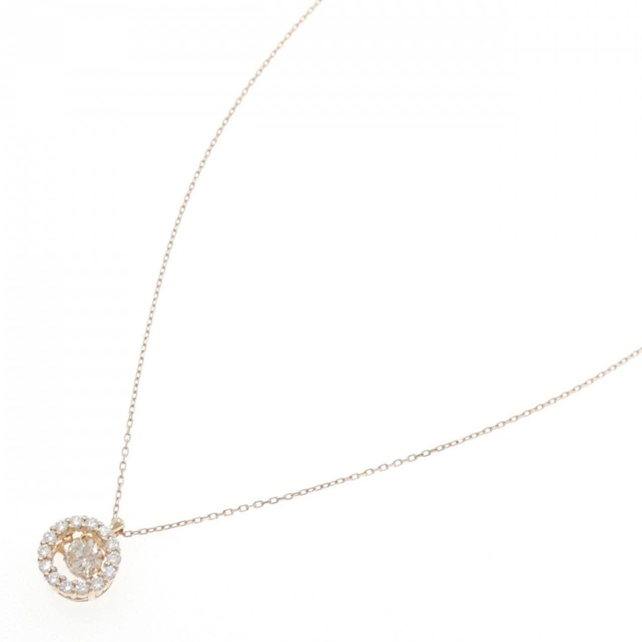 K18PG ダイヤモンド ネックレス 0.40CT