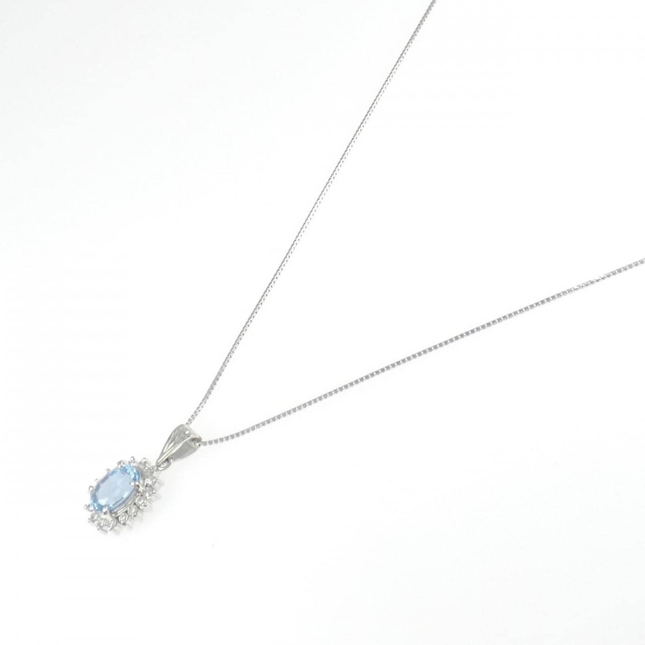 PT/PT850 アクアマリン ネックレス 1.16CT