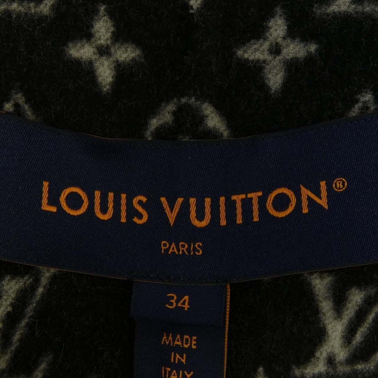 ルイヴィトン LOUIS VUITTON ベルテッドショートラップピーコート FMCO06QWE コート